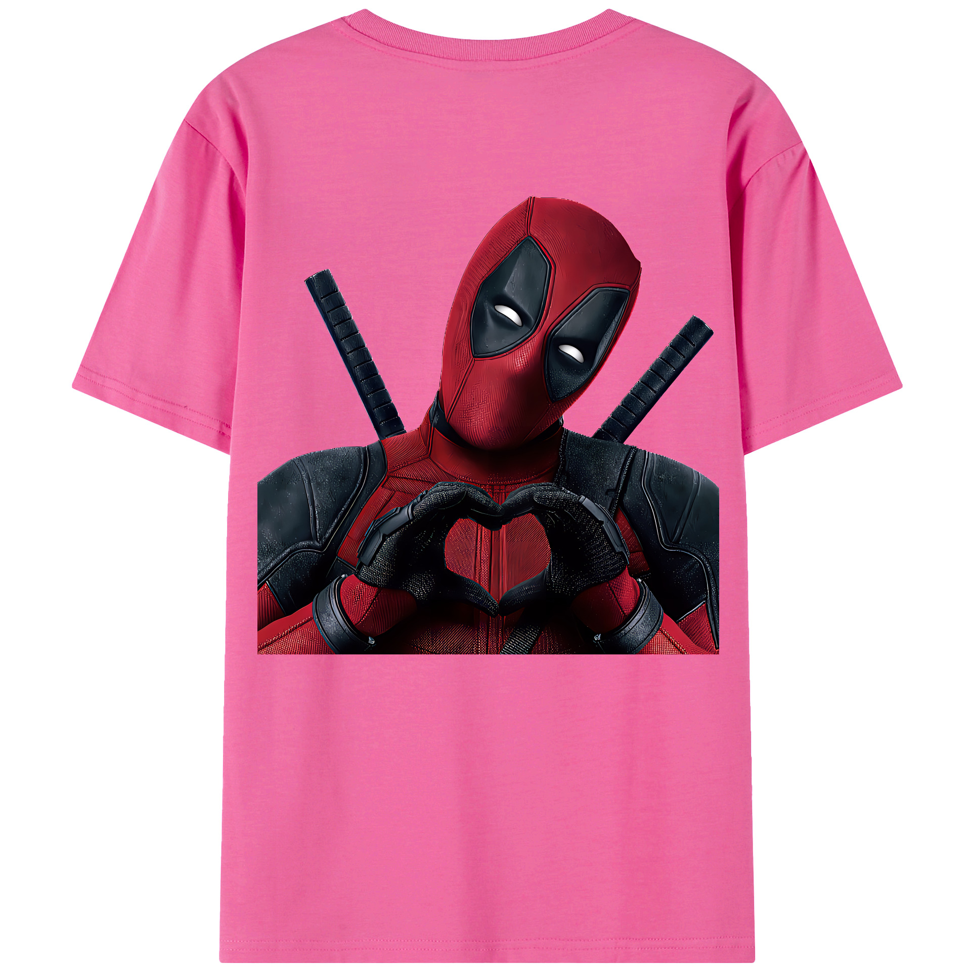 （画像用） Deadpool デッドプール レディース半袖Tシャツ(バックプリント)